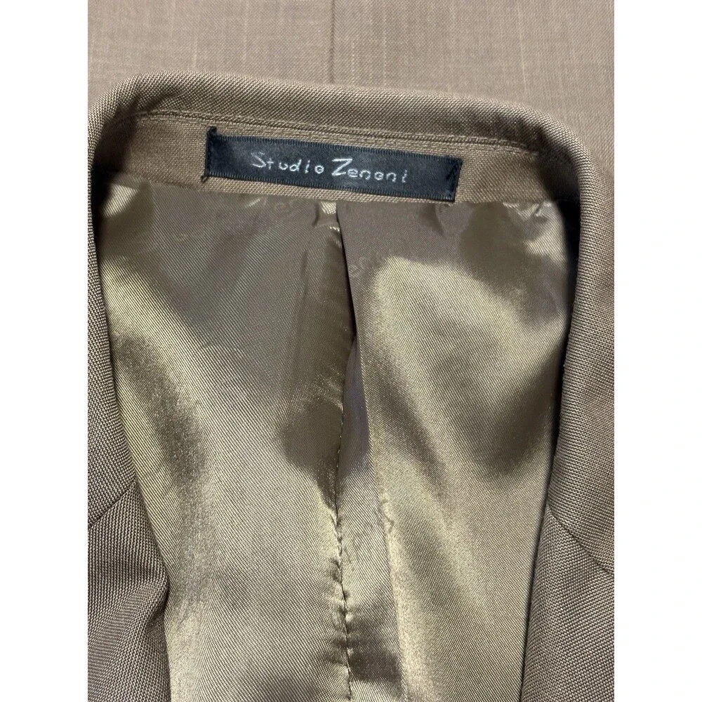 Studio Zenoni Loro Piana Blazer Men's 36R (IT 46) Super 150’s 100% Wool Tan
